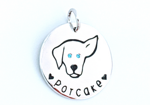 Potcake Love - Sterling Silver Pendant Only