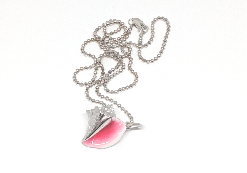 Silver Conch Necklace From Turks and Caicos – JSquared Designs