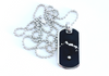 Black Dawg Tag - Sterling Silver Necklace