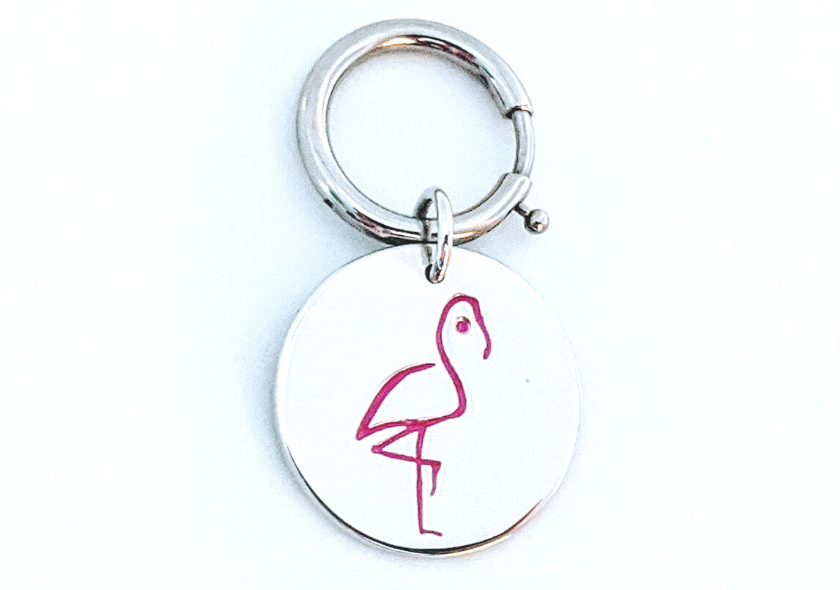 Flamingo 2025 bag charm