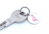 Flamingo Frank  - Sterling Silver Bag Charm - Keychain Charm - Dog Collar Charm