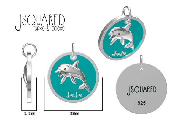 JoJo the Dolphin - Sterling Silver Pendant Only