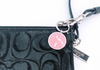 Turks in Pink - Sterling Silver Bag Charm - Keychain Charm - Dog Collar Charm