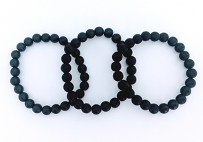 Black Onyx Stacking Bracelets